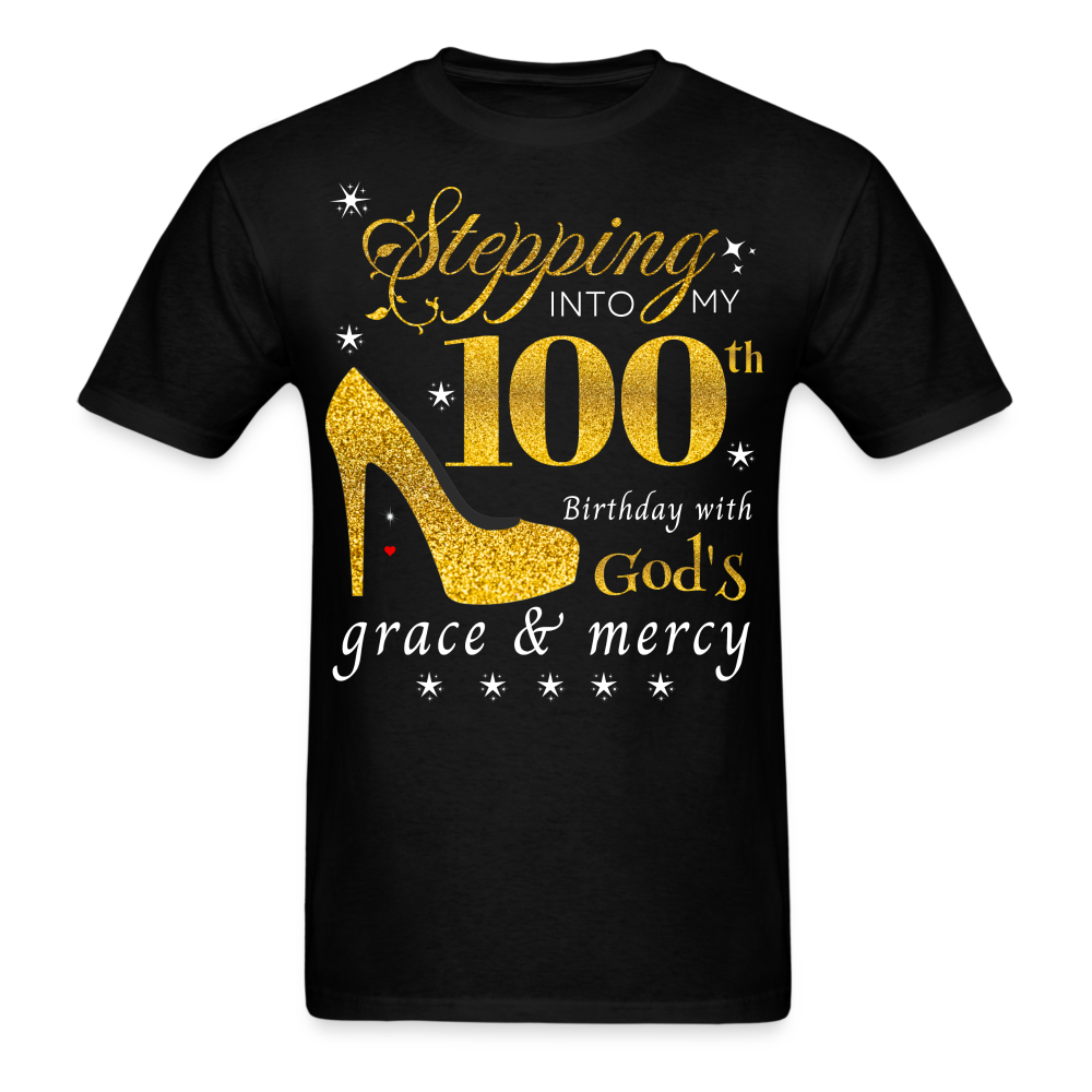 STEPPING 100 GOD'S GRACE UNISEX SHIRT - black