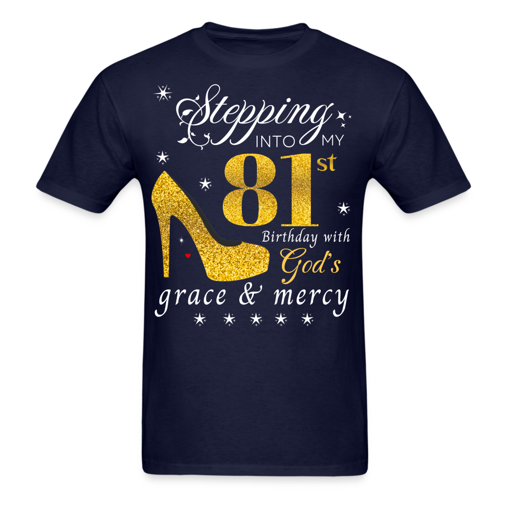STEPPING 81 GRACE UNISEX SHIRT - navy