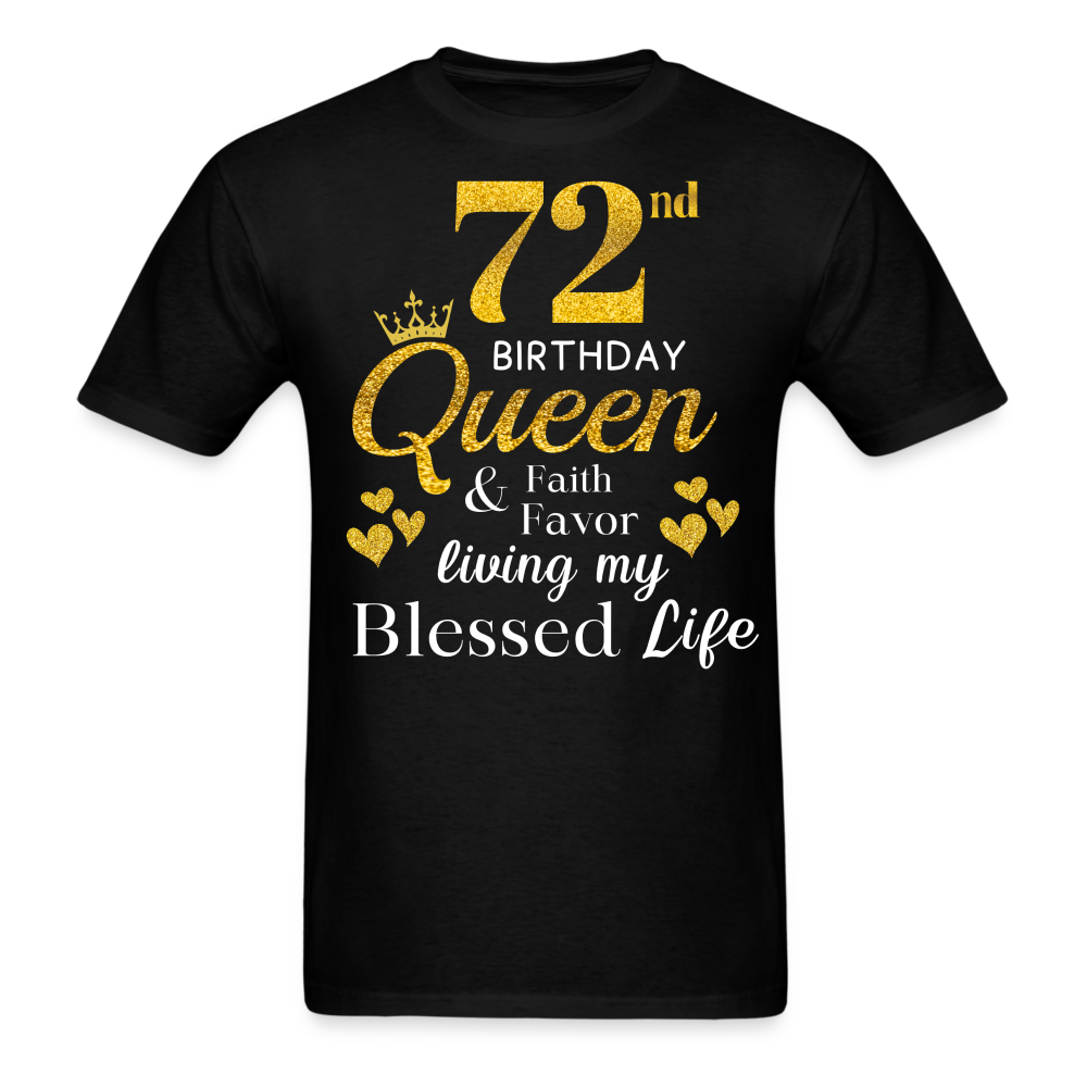 72ND QUEEN BLESSED UNISEX SHIRT - black