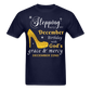 DECEMBER 22ND GOD'S GRACE UNISEX SHIRT - navy