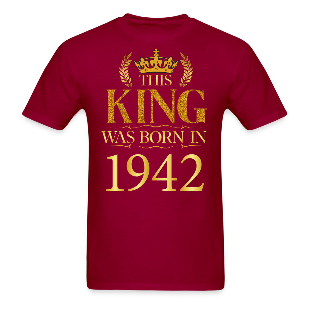 KING 1942 SHIRT - dark red