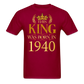 KING 1940 SHIRT - dark red