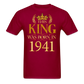 KING 1941 SHIRT - dark red
