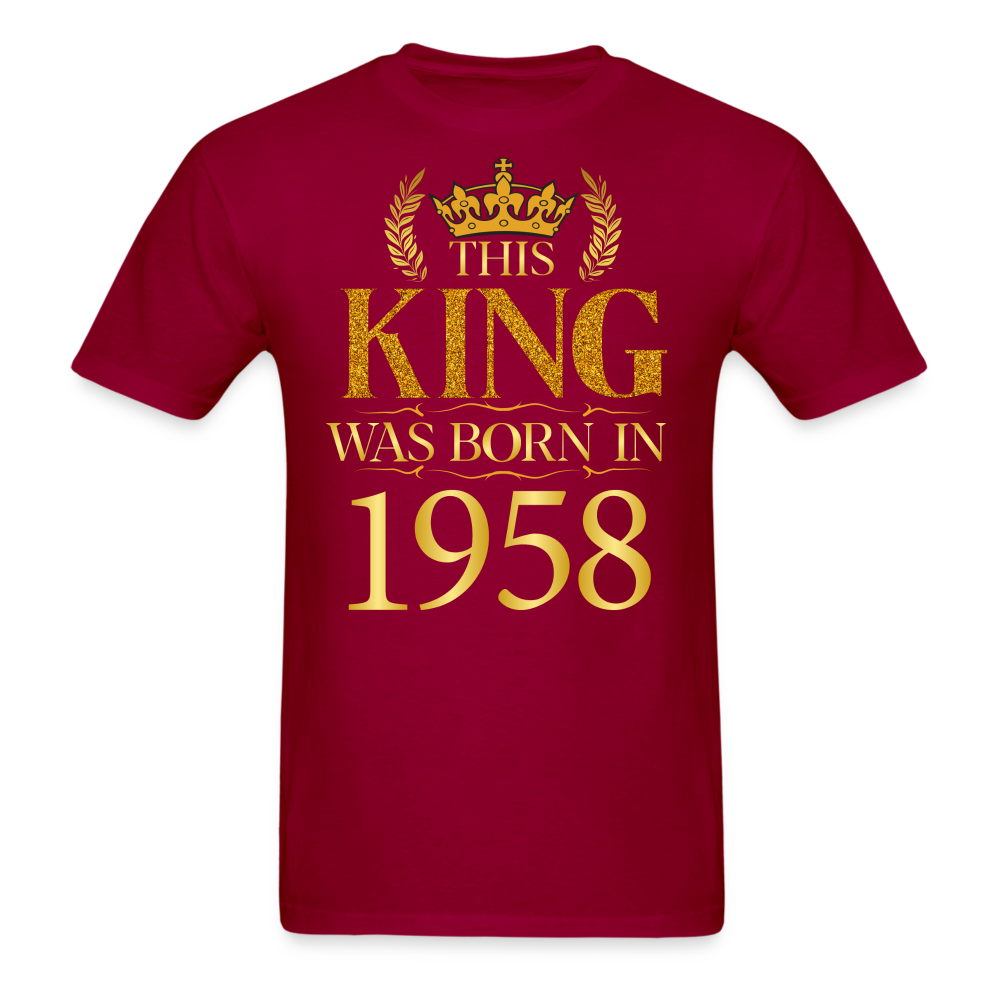 KING 1958 SHIRT - dark red