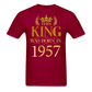 KING 1957 SHIRT - dark red