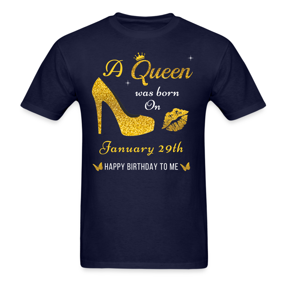 QUEEN 29TH JANUARY - navy