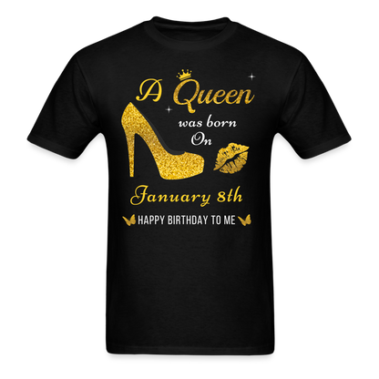 QUEEN 8TH JANUARY - black