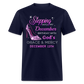 DECEMBER 13TH BIRTHDAY UNISEX SHIRT - navy