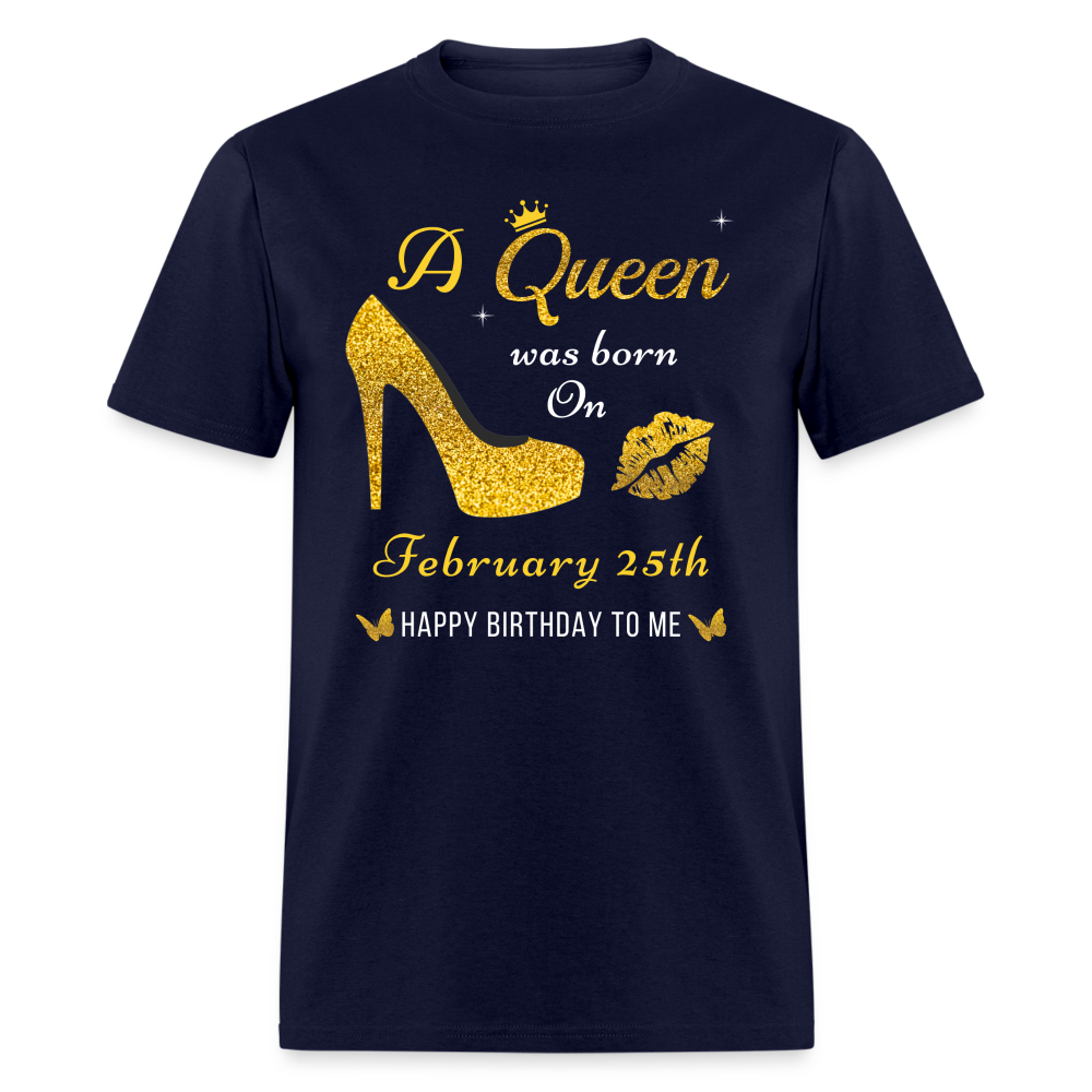 QUEEN 25TH FEBRUARY - navy