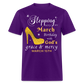 MARCH 15TH GOD'S GRACE UNISEX SHIRT - purple