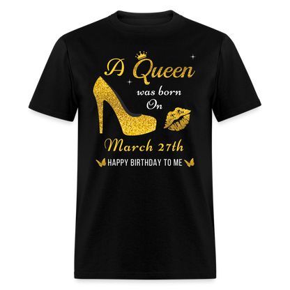 QUEEN 27TH MARCH - black