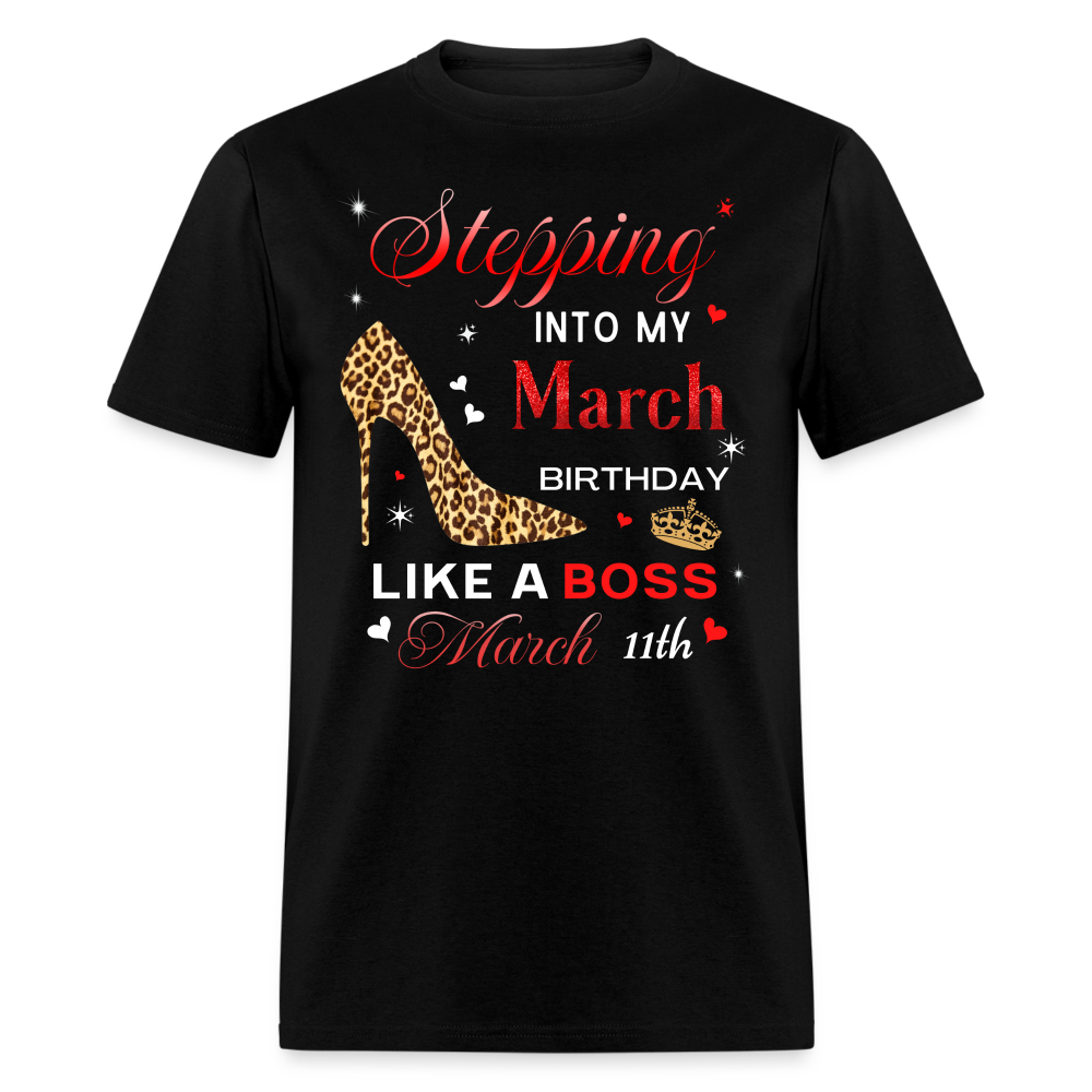 BIRTHDAY BOSS MARCH 11TH - black