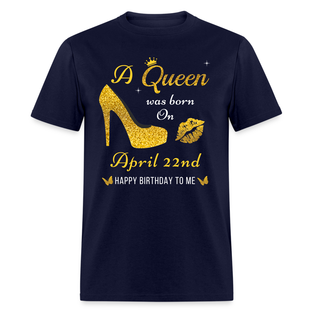 QUEEN 22ND APRIL - navy