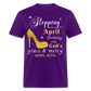 APRIL 25TH GOD'S GRACE UNISEX SHIRT - purple