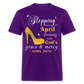 APRIL 24TH GOD'S GRACE UNISEX SHIRT - purple