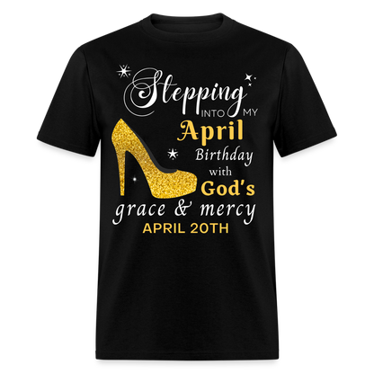 APRIL 20TH GOD'S GRACE UNISEX SHIRT - black