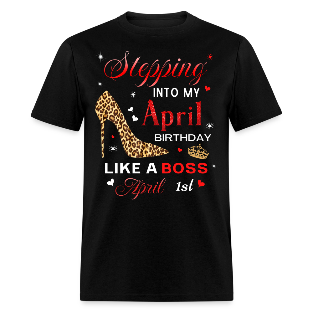 BIRTHDAY BOSS APRIL 1ST - black