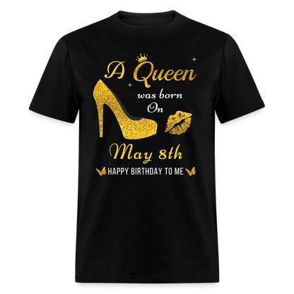 QUEEN 8TH MAY - black