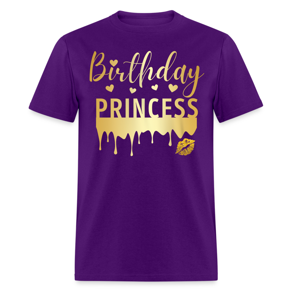 BIRTHDAY PRINCESS UNISEX SHIRT - purple