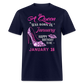 16TH JANUARY QUEEN UNISEX SHIRT - navy