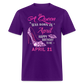 21ST APRIL QUEEN UNISEX SHIRT - purple