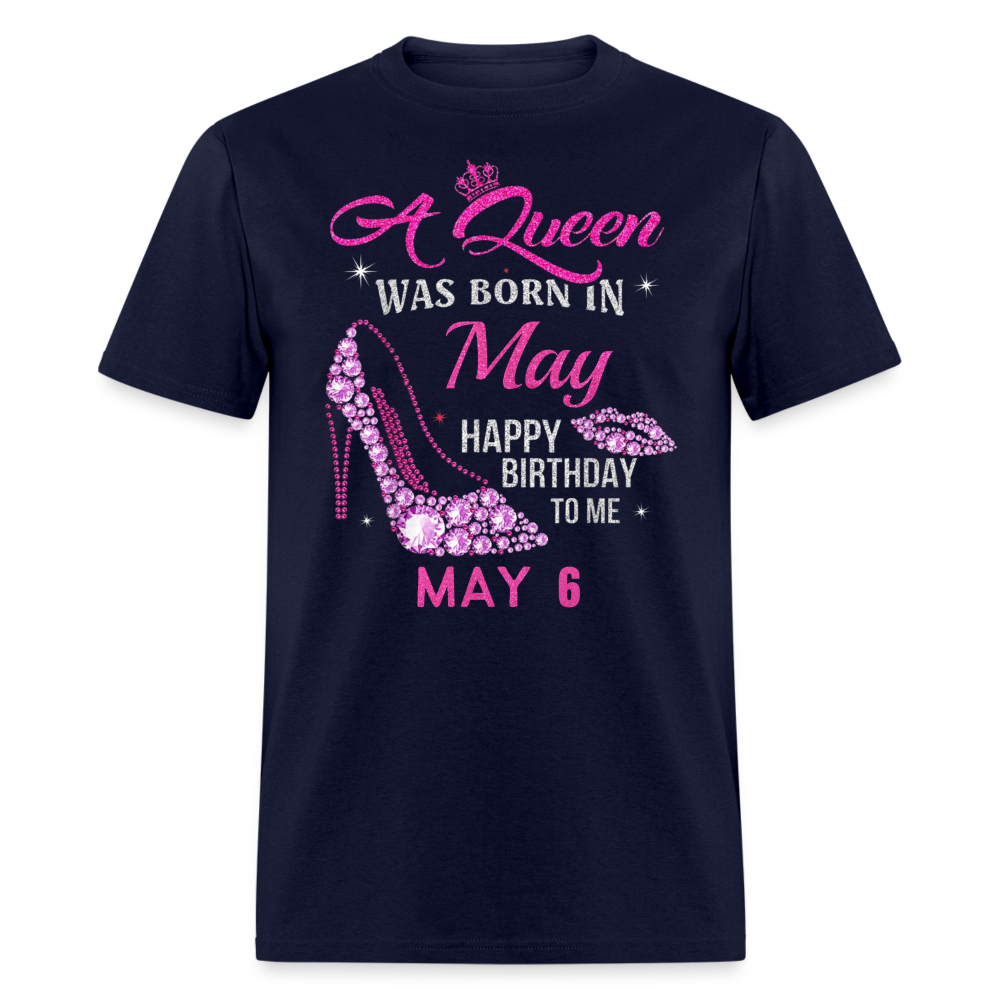 6TH MAY QUEEN UNISEX SHIRT - navy