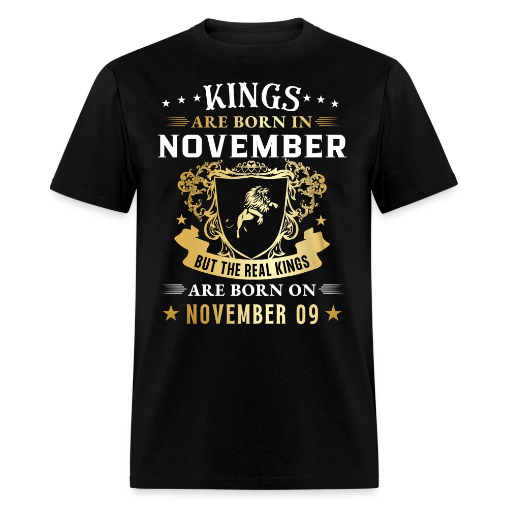 9TH NOVEMBER KING UNISEX SHIRT - black