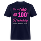 MY 100TH BIRTHDAY UNISEX SHIRT - navy