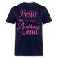 BESTIE OF THE BIRTHDAY GIRL UNISEX SHIRT - navy