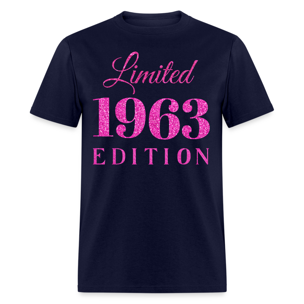 LIMITED EDITION 1963-60 FRONT AND BACK DESIGN UNISEX SHIRT - navy