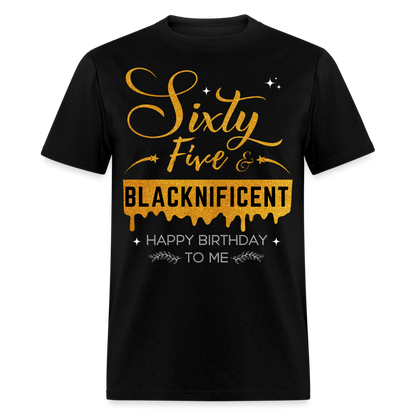 SIXTY FIVE & BLACKNIFICENT UNISEX SHIRT - black