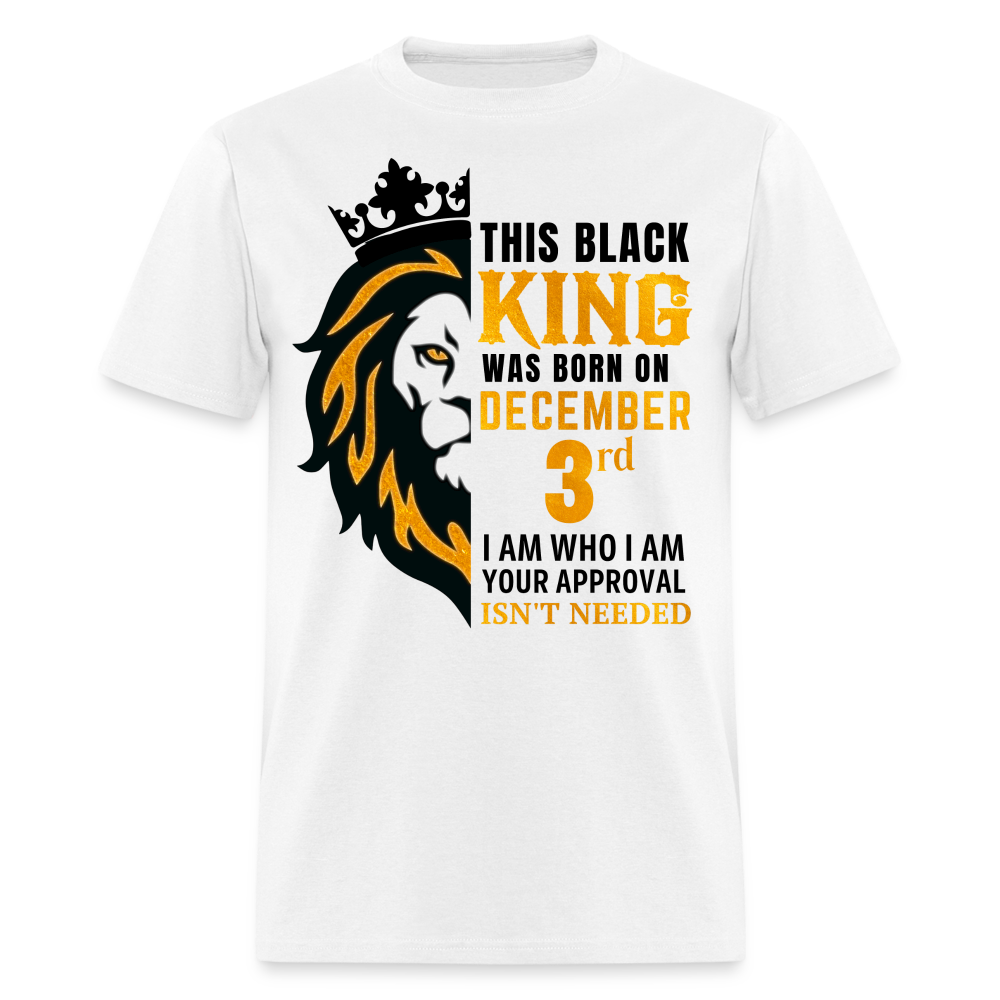 3RD DECEMBER BLACK KING SHIRT - white