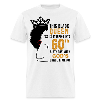 BLACK QUEEN 60TH GRACE SHIRT - white