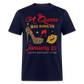 BIRTHDAY QUEEN JANUARY 15TH SHIRT - navy