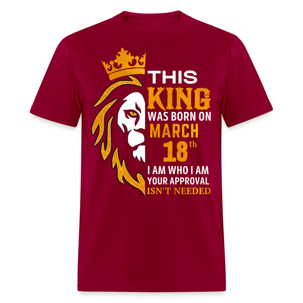 KING 18TH MARCH - dark red