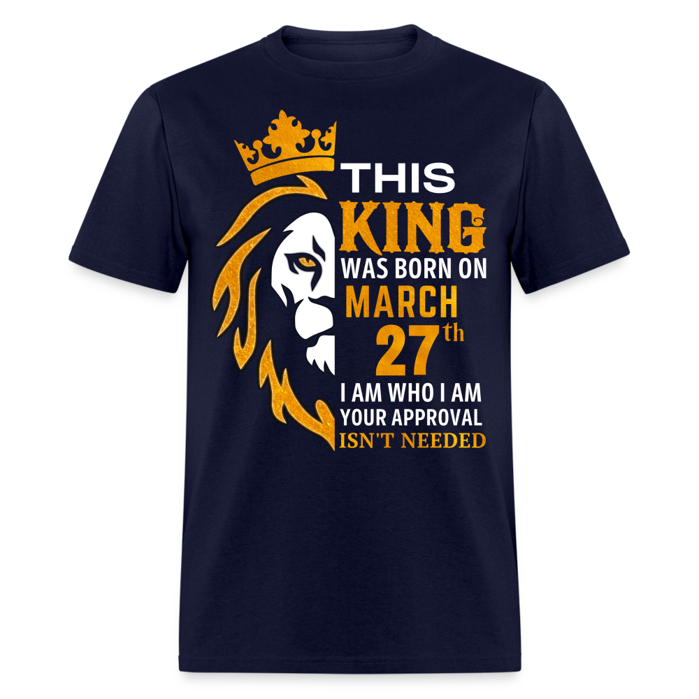 KING 27TH MARCH - navy