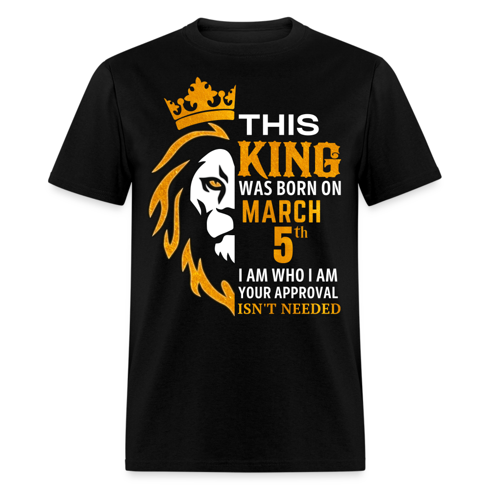 KING 5TH MARCH - black