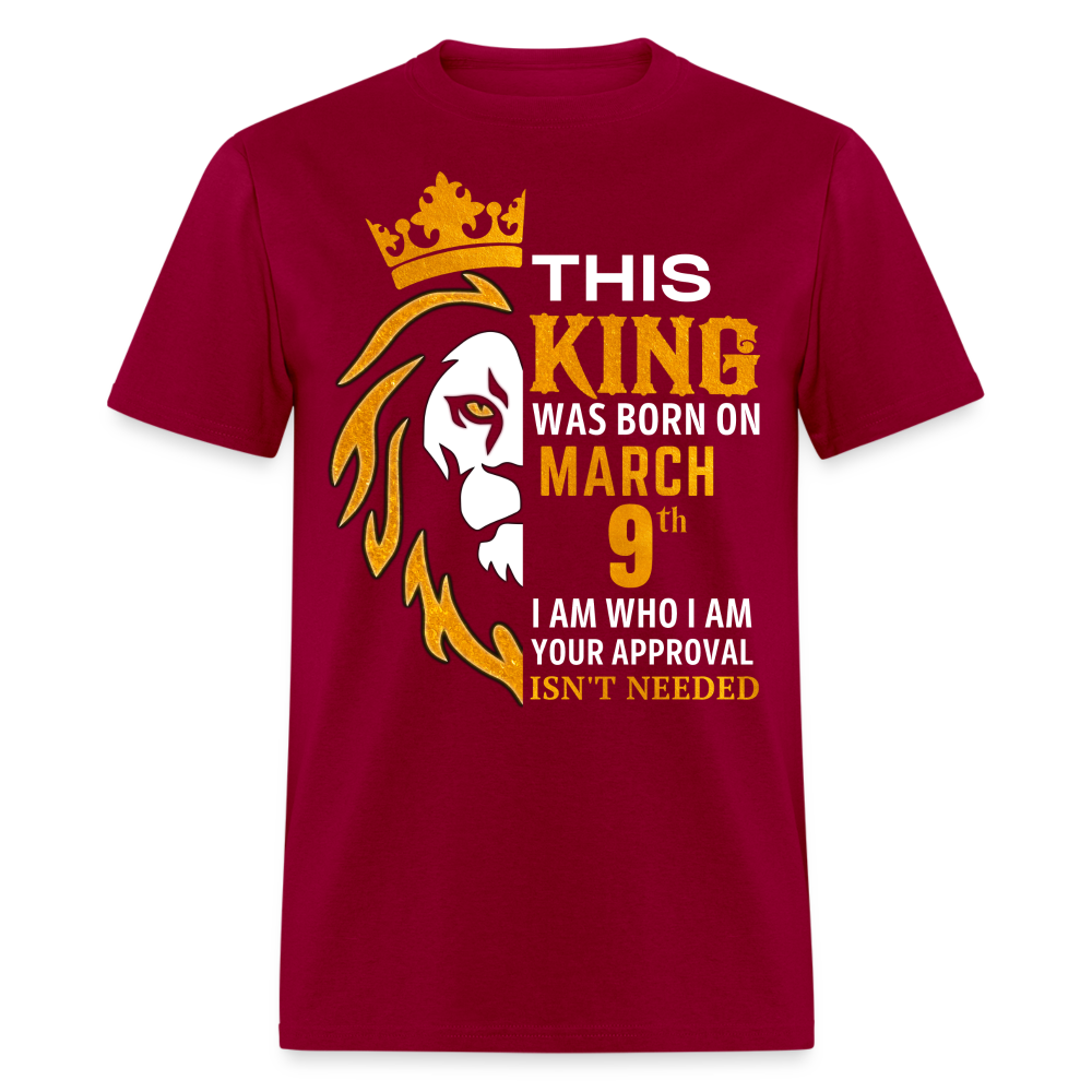 KING 9TH MARCH - dark red