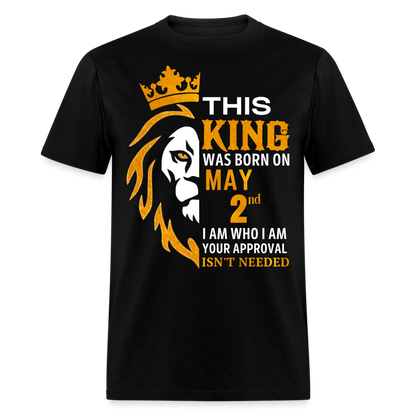 KING 2ND MAY - black