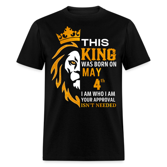 KING 4TH MAY - black