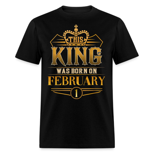 1ST FEBRUARY KING SHIRT - black