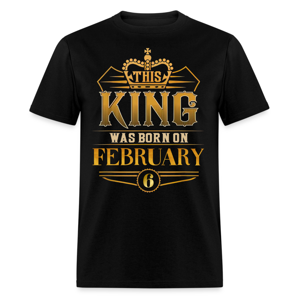 6TH FEBRUARY KING SHIRT - black