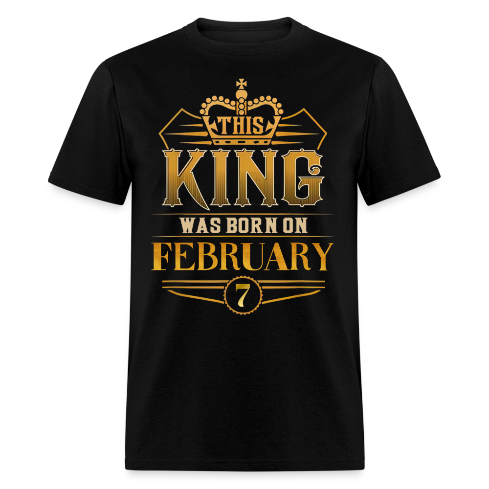 7TH FEBRUARY KING SHIRT - black