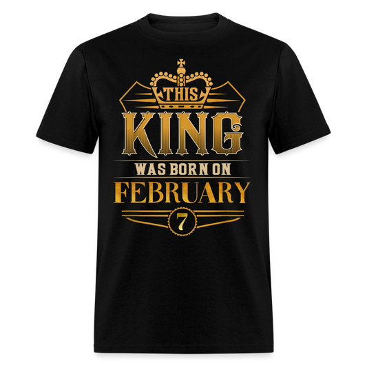 7TH FEBRUARY KING SHIRT - black
