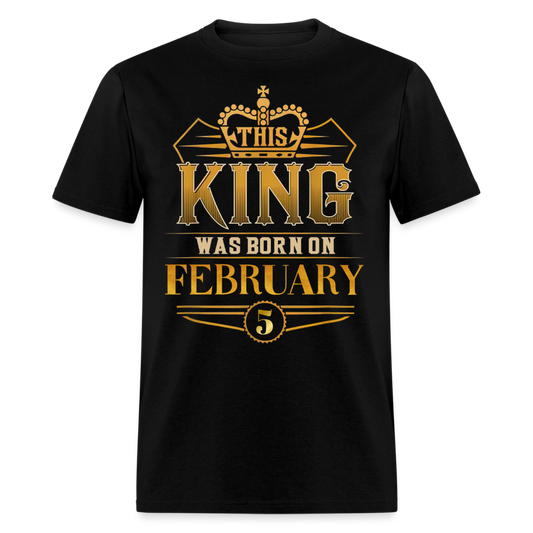 5TH FEBRUARY KING SHIRT - black