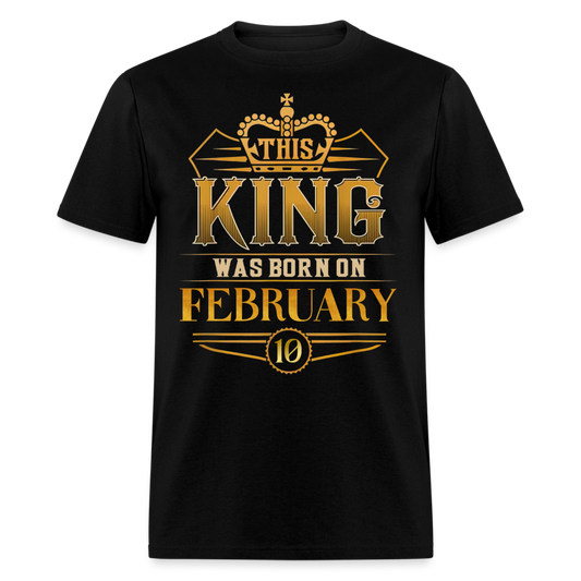 10TH FEBRUARY KING SHIRT - black