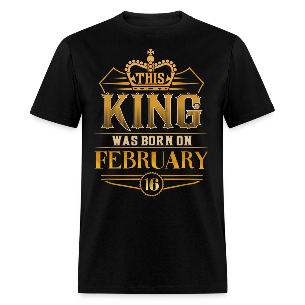 16TH FEBRUARY KING SHIRT - black