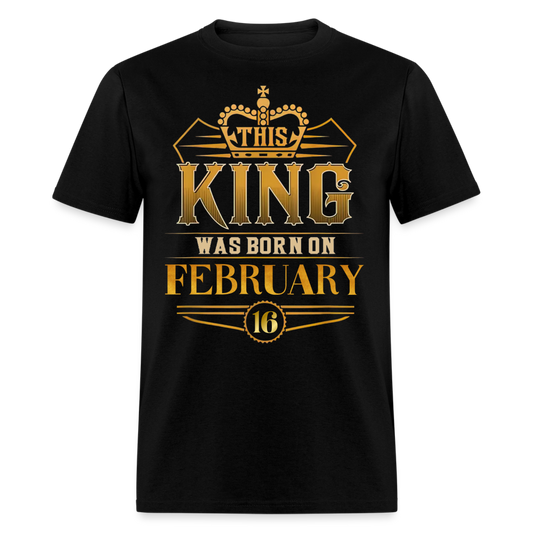 16TH FEBRUARY KING SHIRT - black