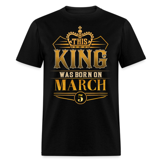 5TH MARCH KING SHIRT - black