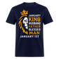 CUSTOMIZED JANUARY KING SHIRT - navy
